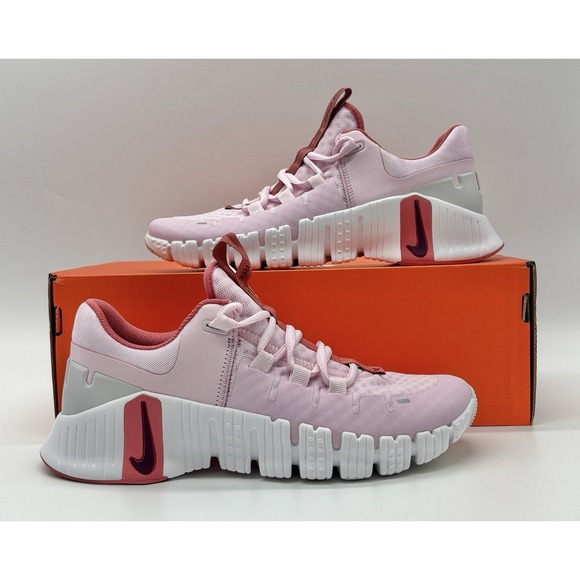Nike Women's Free Metcon 5 Premium Pink Foam Adobe Size 8.5 DV3950 603 - Picture 4 of 8
